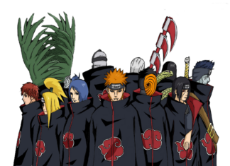 인기 만화와 애니메이션의 빌런 조직: 나루토 아카츠키, 이누야샤 7인대, 강철의 연금술사 호문쿨루스, 드래곤볼 프리저